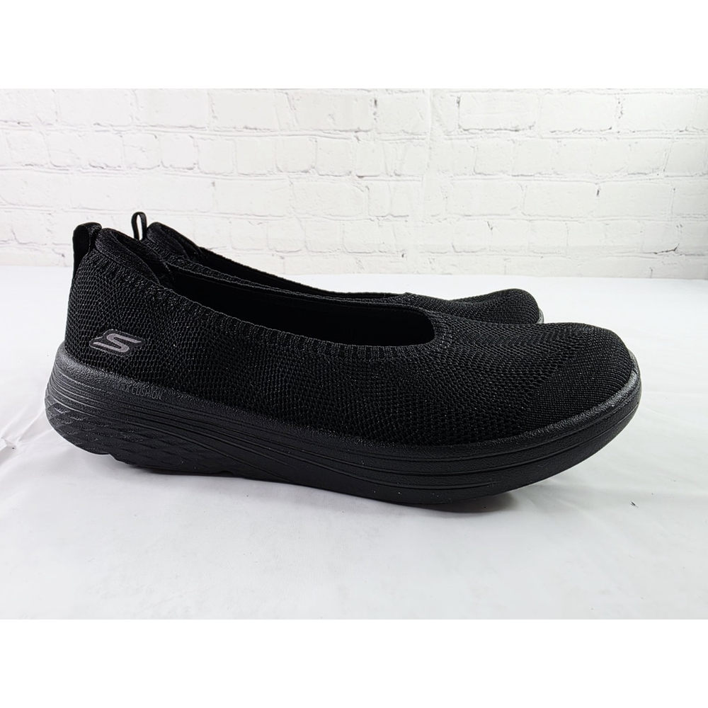 Skechers Max Cushioning Lite - Glitzy Shimmer Black Women's Size 8.5